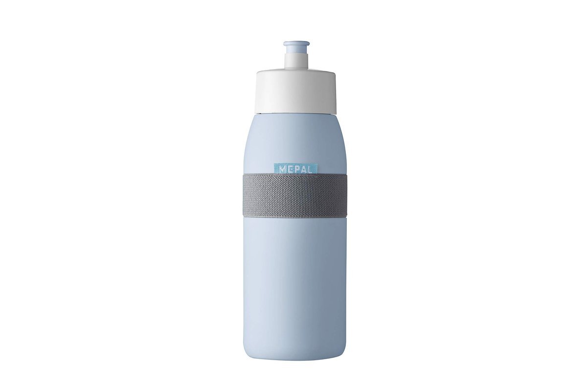 Mepal Ellipse Nordic Denim Sports su şişesi – 500 ml kapasite – Spor ve eğlence için pratik su şişesi – yumuşak çekmeli ağız parçası – bulaşık makinesinde yıkanabilir