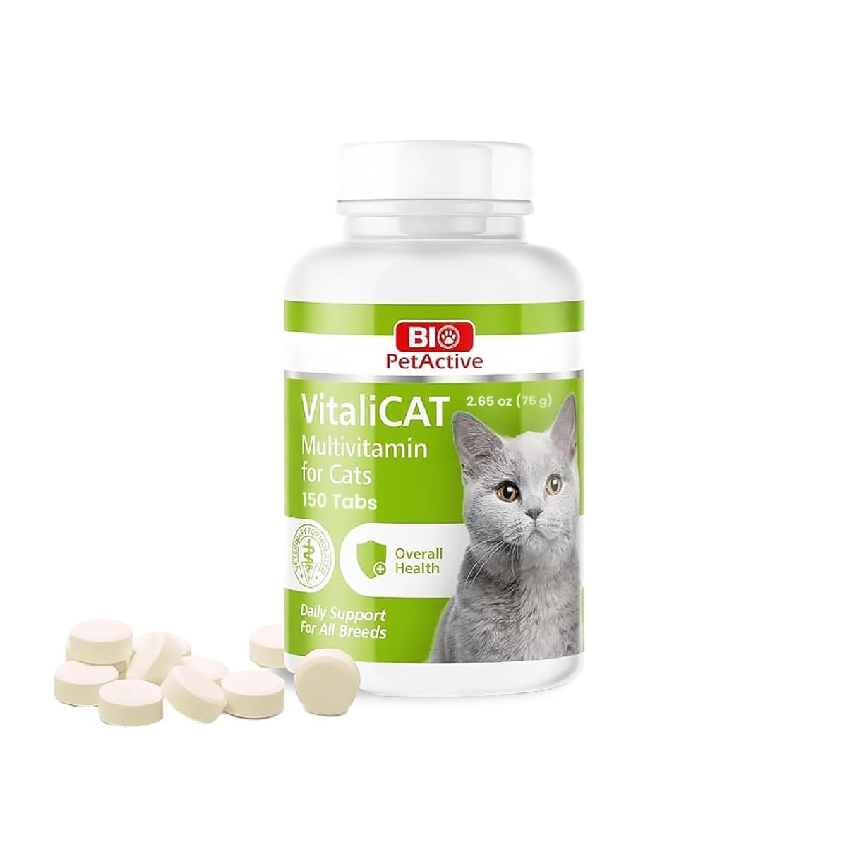 Biopetactive Vitalicat Kediler İçin Multivitamin 150 Tablet