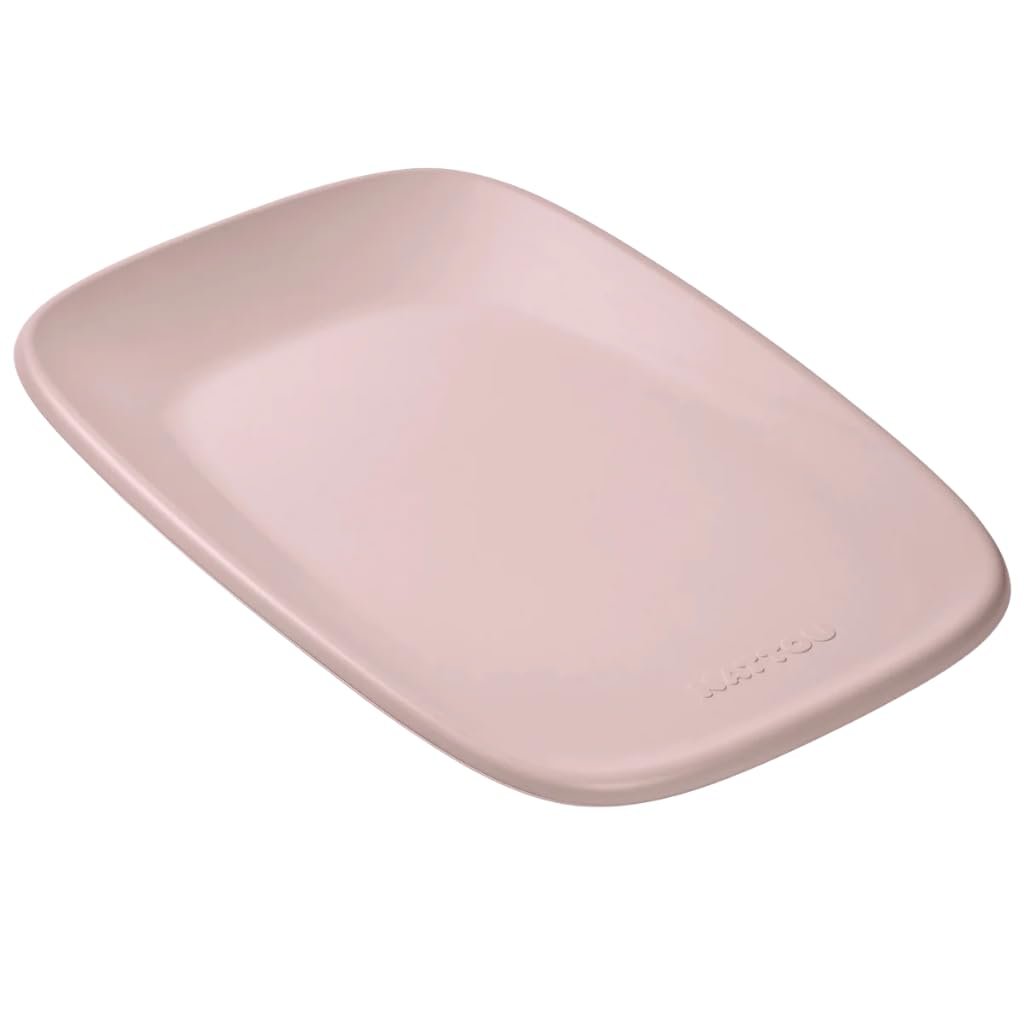 Nattou Softy Alt Değiştirme Minderi 70x50 cm Pembe | Su Geçirmez | Ergonomik Tasarım | Hijyenik ve Kolay Temizlenebilir Bebek Bakım Minderi