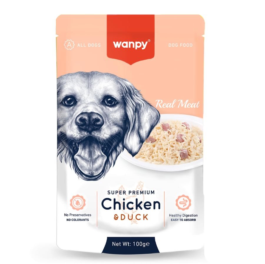 Wanpy TavukÖrdek Yaş Köpek Maması 100 G