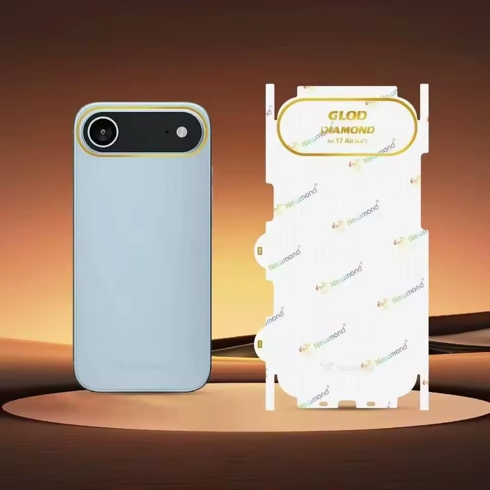 Apple iPhone Air için Arka Hidrojel FullBody Jelatin Film