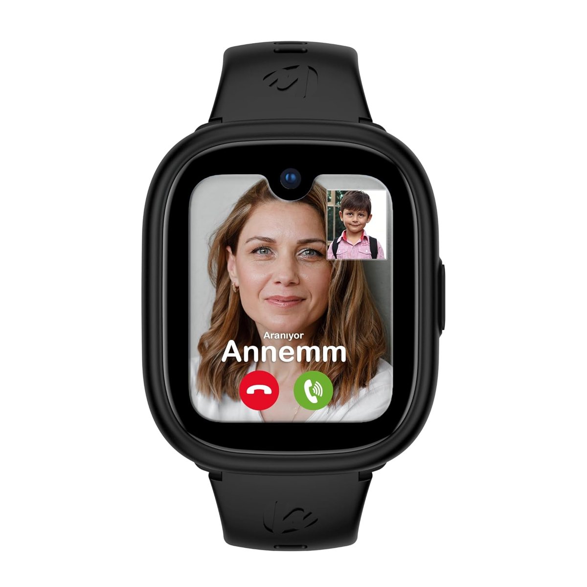 Wiky Watch 5 Plus Çocuk Akıllı Saat - Görüntülü Arama, Gps, Sos, Sağlık Takibi, Güvenli Alan (Siyah)