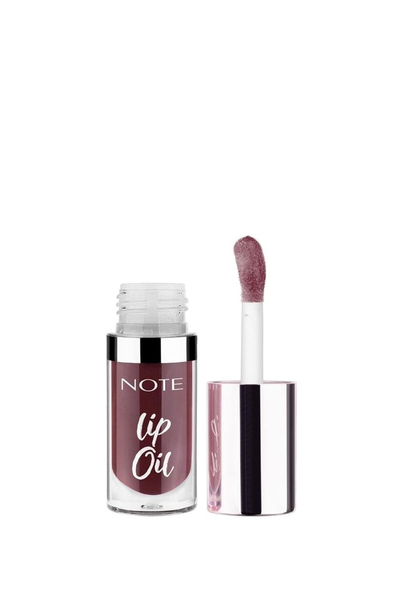 Note Cosmetics Lip Oil 30 Deep Berry Nemlendirici ve Parlatıcı Dudak Bakım Yağı, Mor