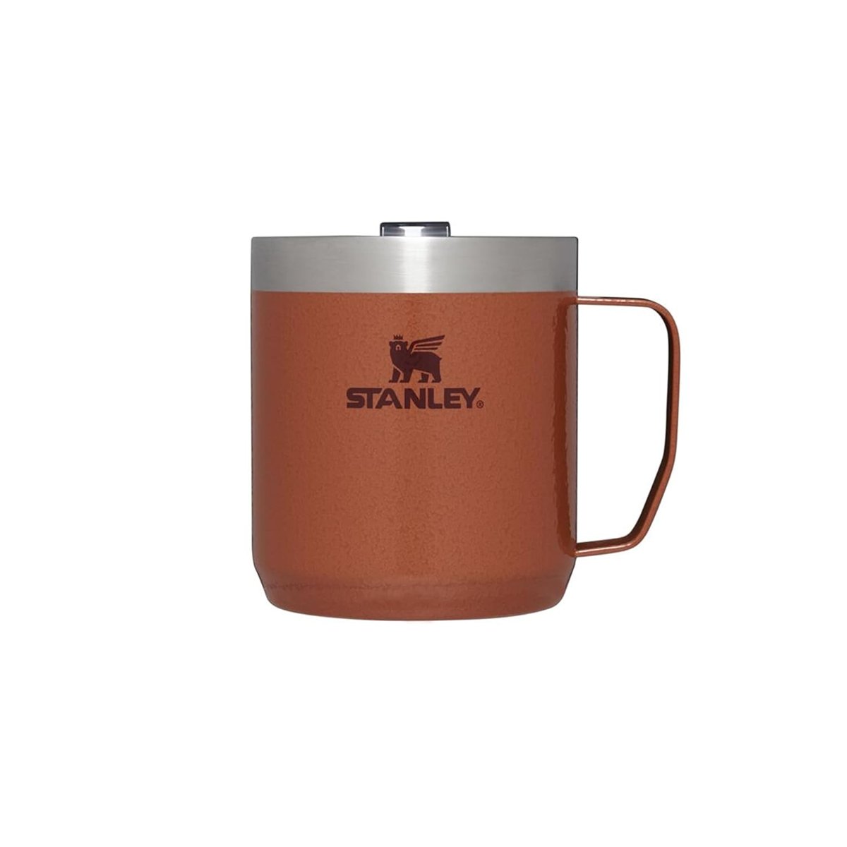 Stanley Classic Legendary Camp Mug Paslanmaz Çelik Termos Bardak, Kil Rengi (Hammertone Clay), 0.35 Litre