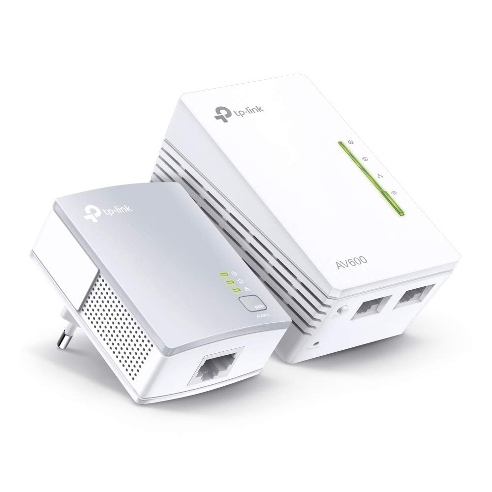 TP-Link TL-WPA4220KIT 300Mbps AV600 Wi-Fi Powerline Extender Başlangıç Kiti, Kablosuz Menzil Genişle
