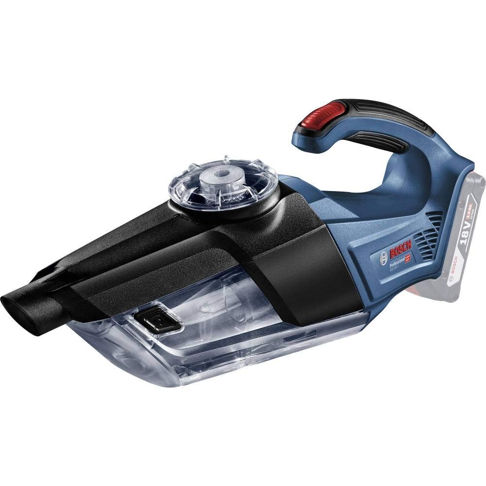 Bosch Professional GAS 18V-1 Akülü Süpürge (18 Volt, SOLO, Hazne hacmi: 0,7 lt) Mavi