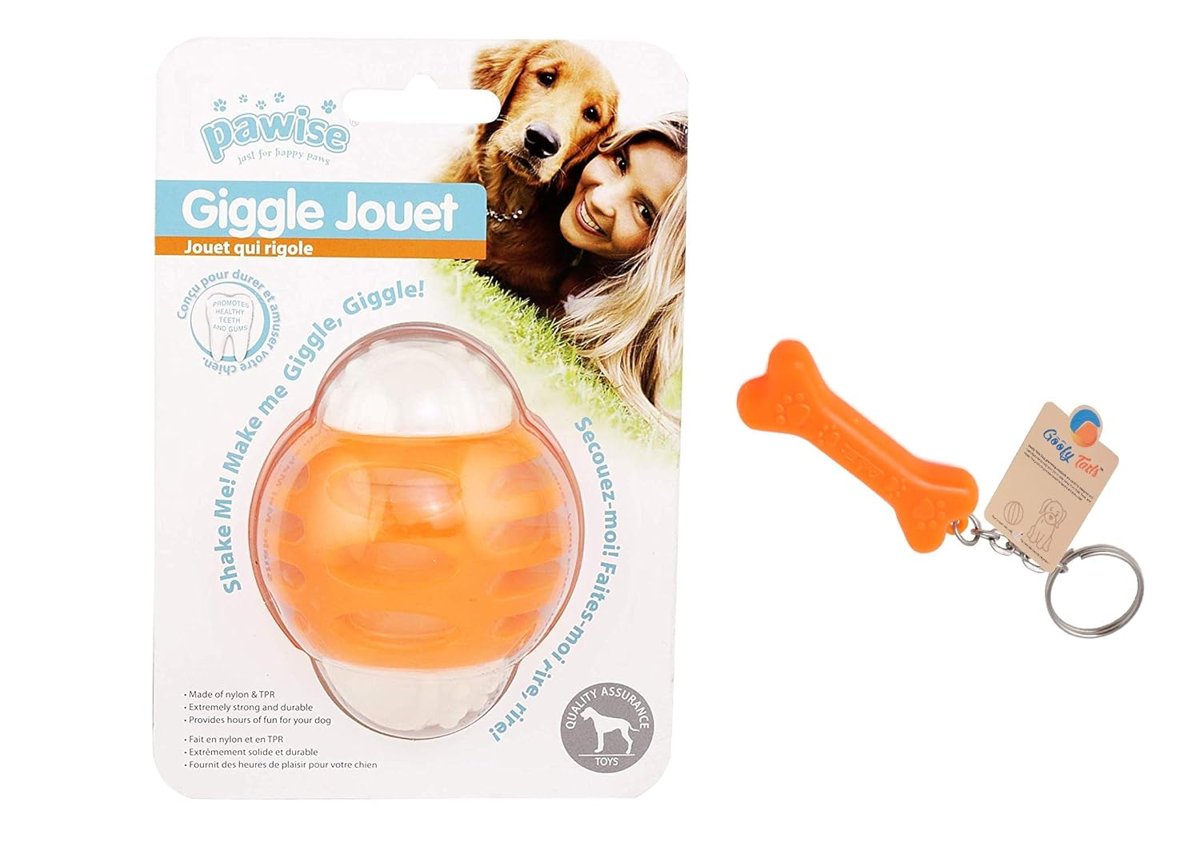 Pawise Giggle Jouet Sesli Rugby Top Köpek Oyuncağı 8 cm