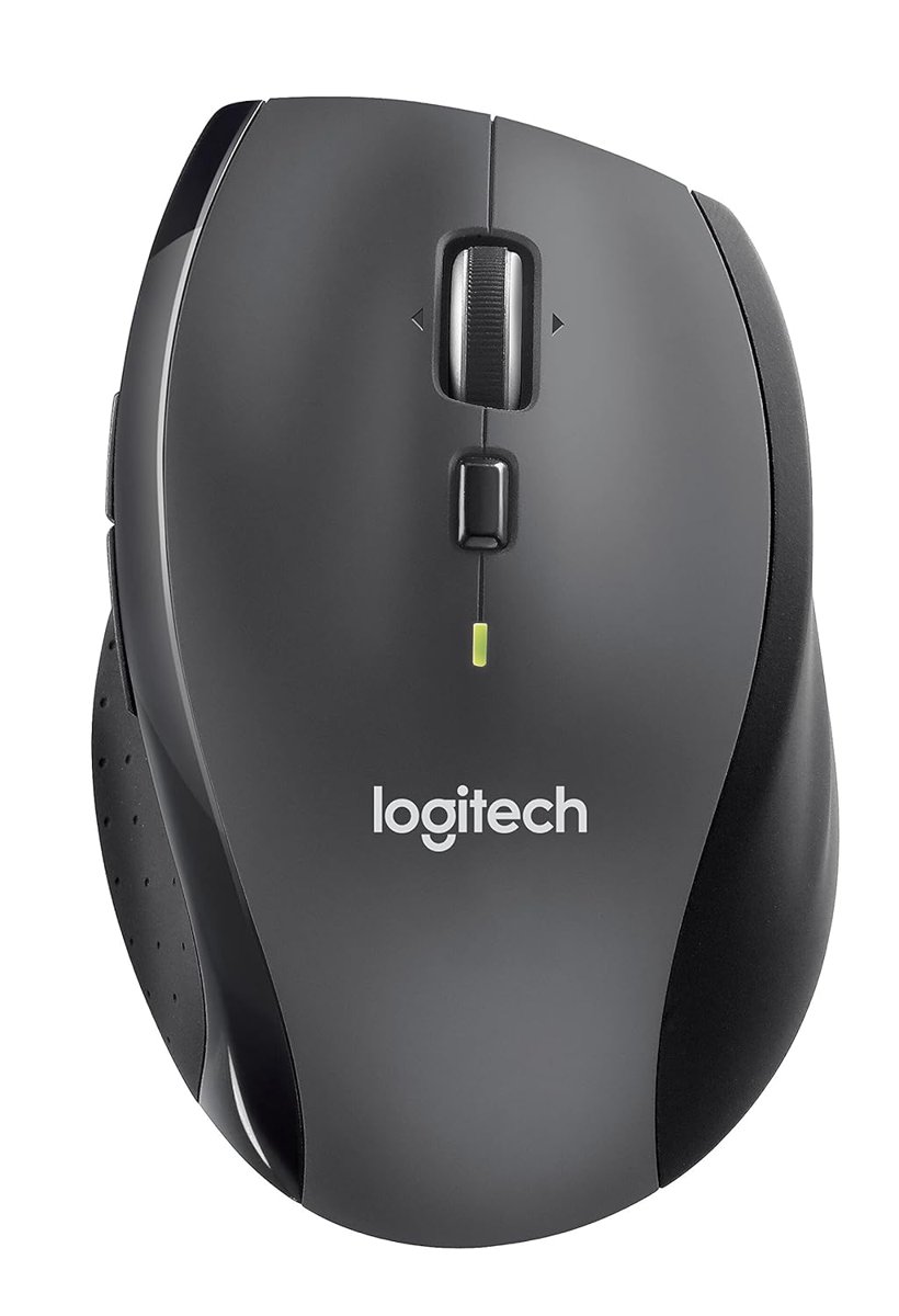 Logitech M705 Marathon Kablosuz Mouse, 1.000 DPI Optik İzleme, Unifying Alıcı, Yüksek Hızlı Kaydırma