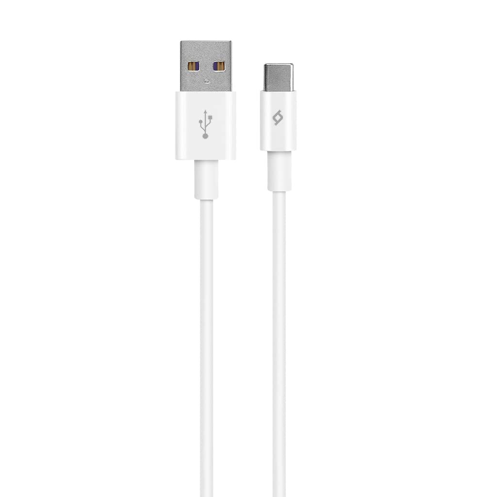 ttec Type-C USB 2.0 5A Süper Hızlı 1m Şarj Kablosu, Beyaz