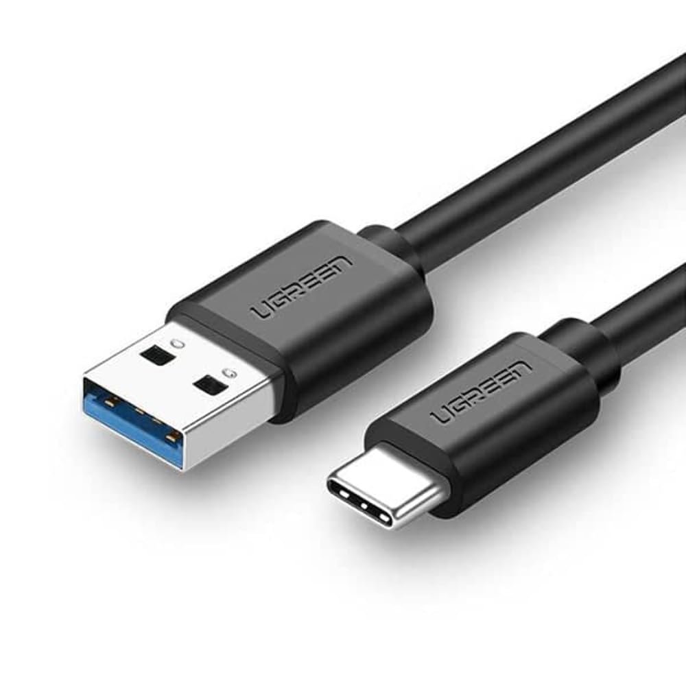 UGREEN 3.0 A USB-A  USB-C, Data ve Şarj Kablosu,1 Metre, Siyah, ACBUGN20882