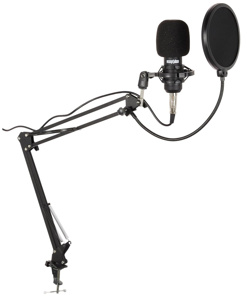 Lastvoice BM800BT Black Kondanser Mikrofon Stand Filtre Ses Kartı