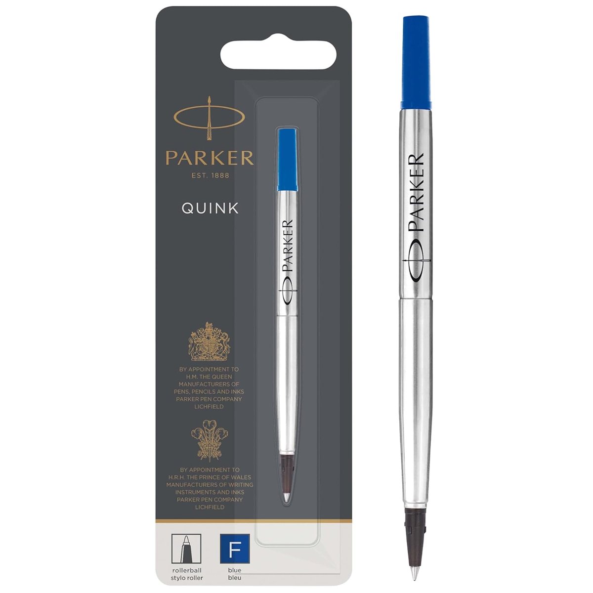 Parker 1950322 Rollerball Kalem Yedeği, İnce uç, Mavi