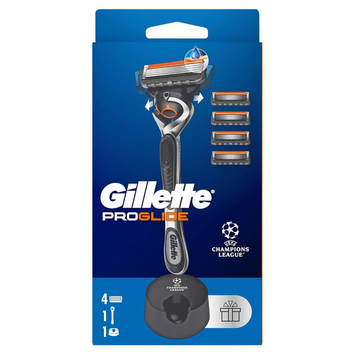 Gillette PROGLIDE MNL H 4 Stand Sanity Tıraş Makinesi Siyah