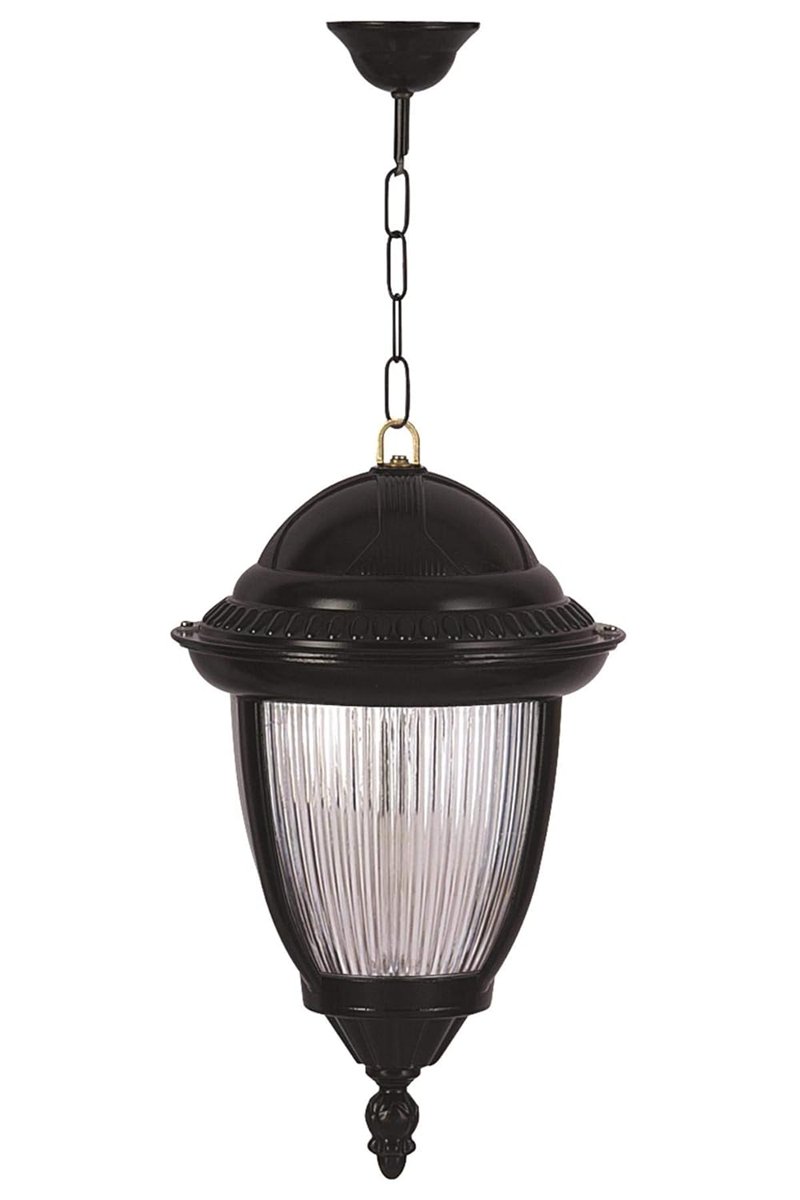 Avonni 68053 Bahçe Fener Sarkıt, 60 w, Siyah