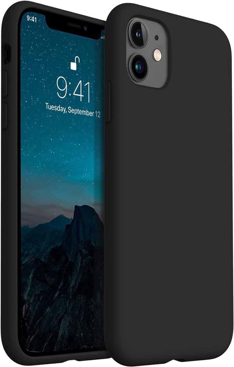 MADNOVA iPhone 11 İle Uyumlu Lansman Kılıf İnce Sıvı Silikon 3 Katmanlı Tam Kaplamalı Yumuşak Jel Ka