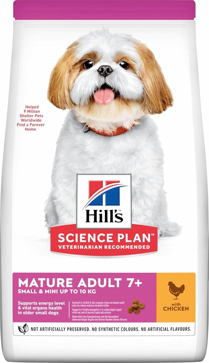 Hill's SCIENCE PLAN +7 Yaşlı Küçük ve Mini Irk Tavuklu Köpek Maması 1.5 kg