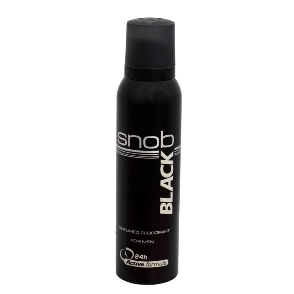 Snob Black Deodorant, 150 ml
