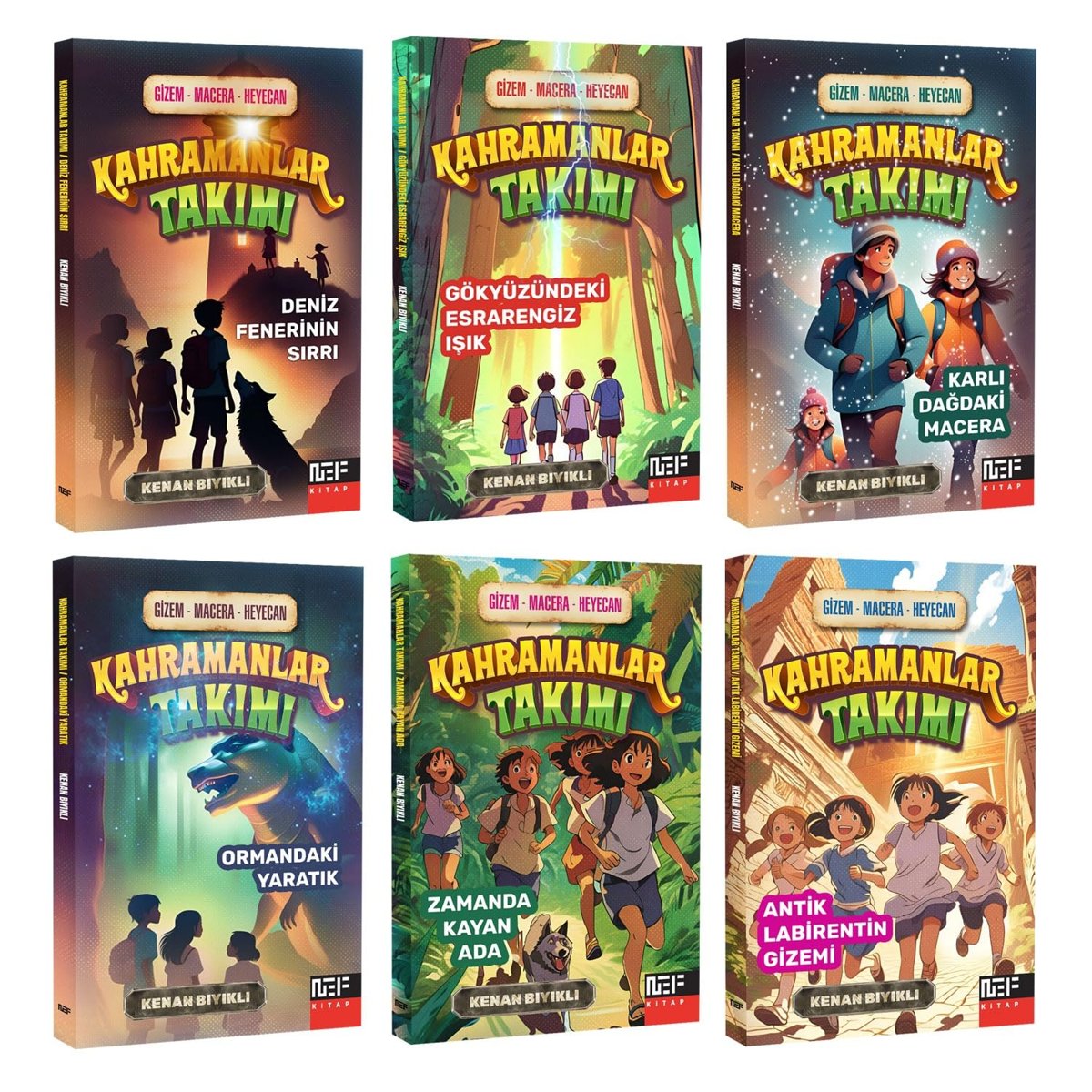 Kahramanlar Takımı – 6 Kitaplık Macera ve Gizem Serisi | Çocuklar İçin Sürükleyici Hikayeler | 9-12 Yaş Kitap Seti