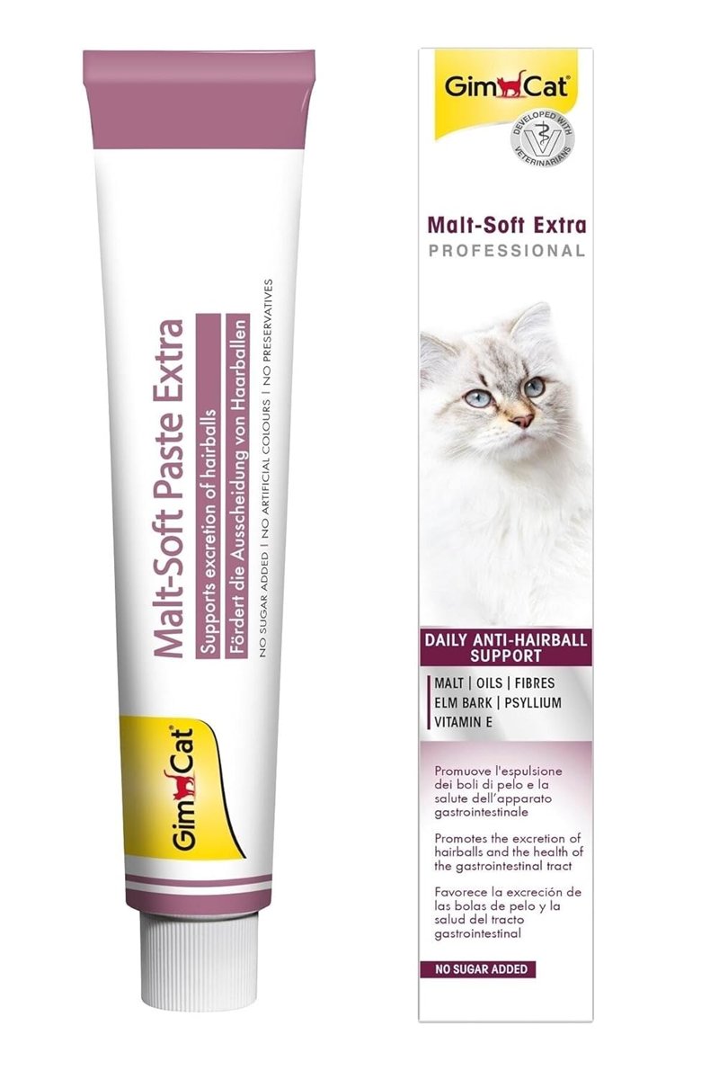 GimCat Malt Soft Extra Vitamin Kombinasyonu, Her Yaştan Kediler için, 100 gr