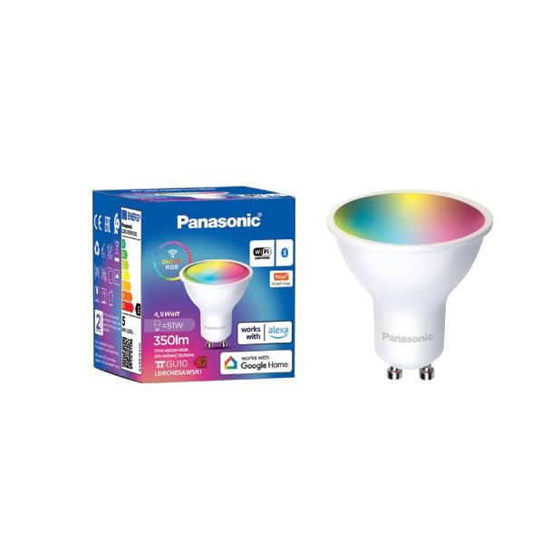 PANASONIC LED SMART BLUETOOTH WIFI RGB GU10 LAMP 4W