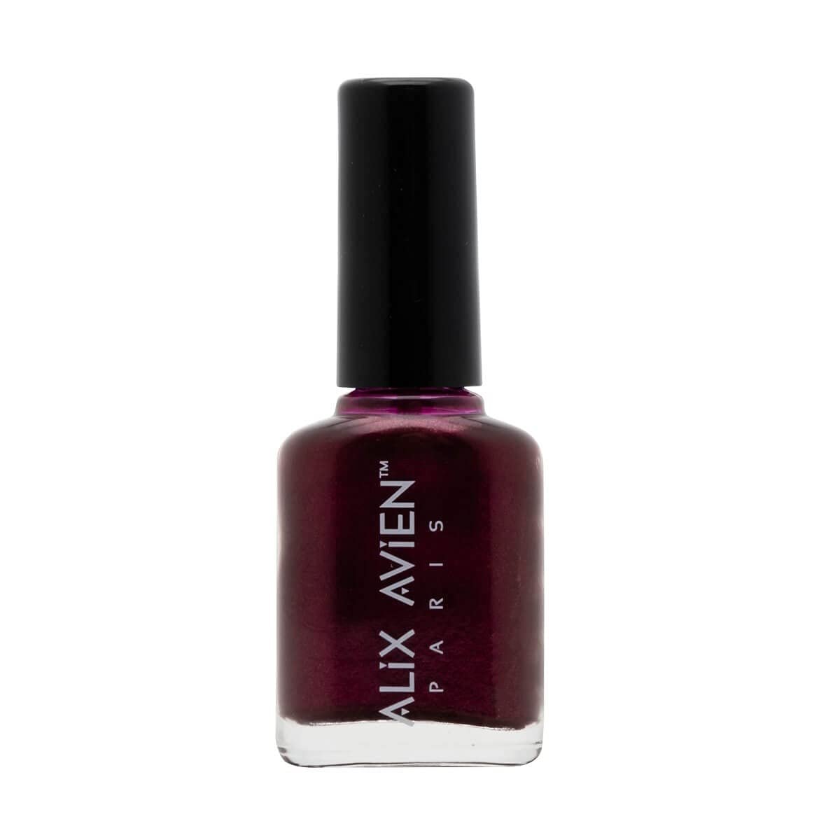 ALIX AVIEN Sedefli Bordo Oje 33 - Yüksek Pigmentli Uzun Süreli Kalıcılık Hızlı Kuruma - Nail Lacquer