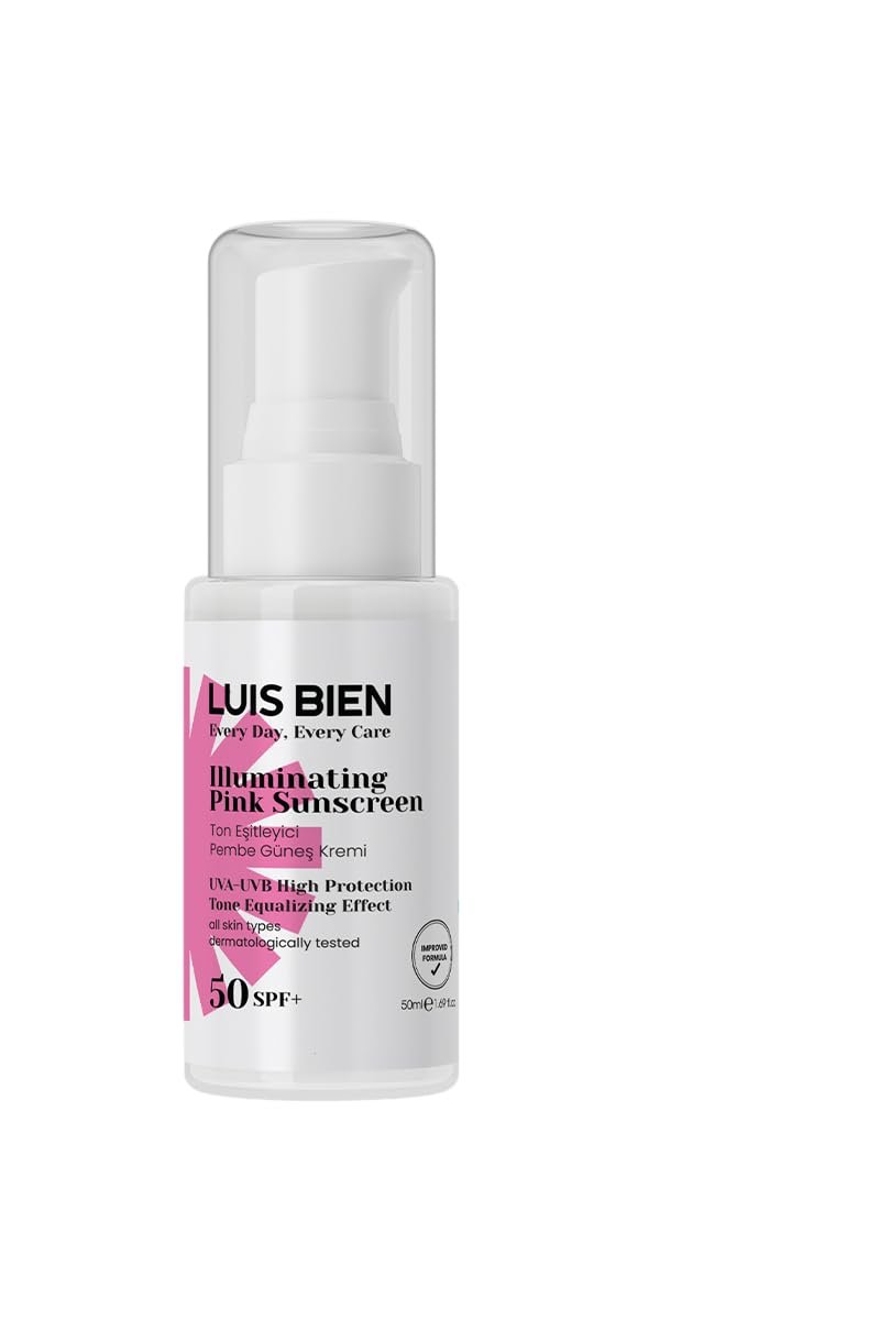 Luis Bien Ton Eşitleyici SPF 50+ Tüm Ciltler İçin Yüksek Korumalı Pembe Güneş Kremi