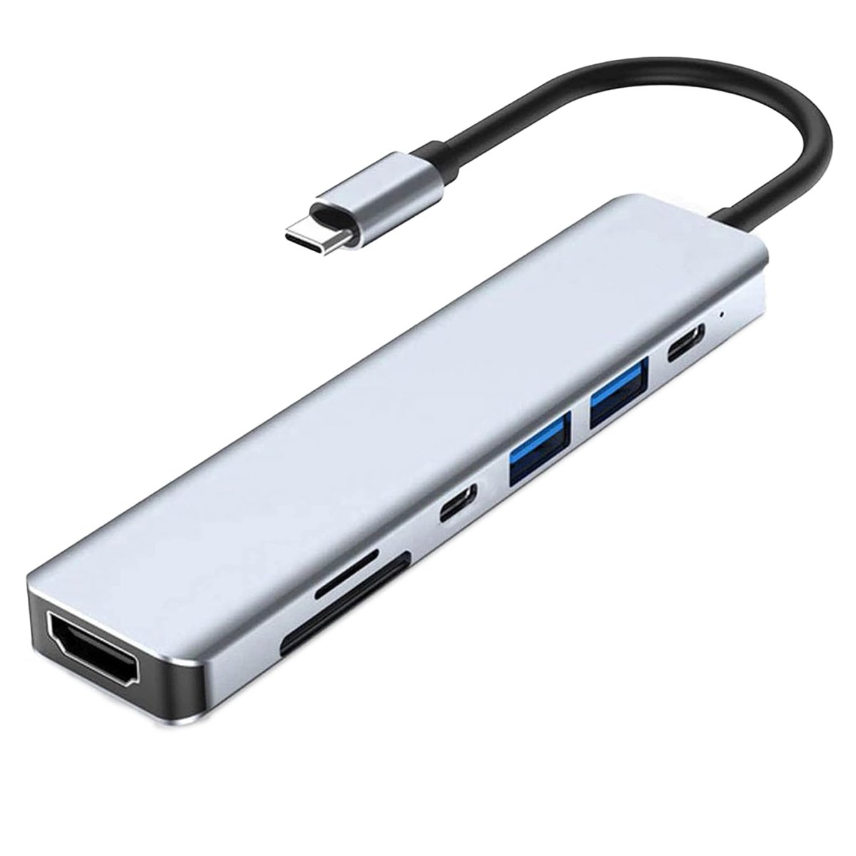 Daytona CH-13C Macbook Uyumlu Type-C To 2* USB 3.0 Sd Tf 4K Hd 1080P HDMI Pd Kart Okuyucu Çevirici H