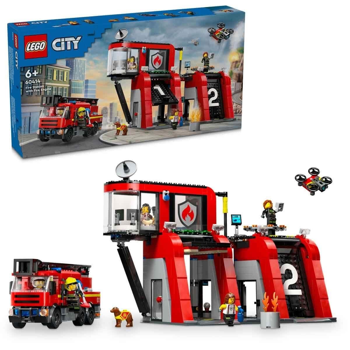 LEGO Cirt İtfaiye Kamyonlu İtfaiye Merkezi 60414