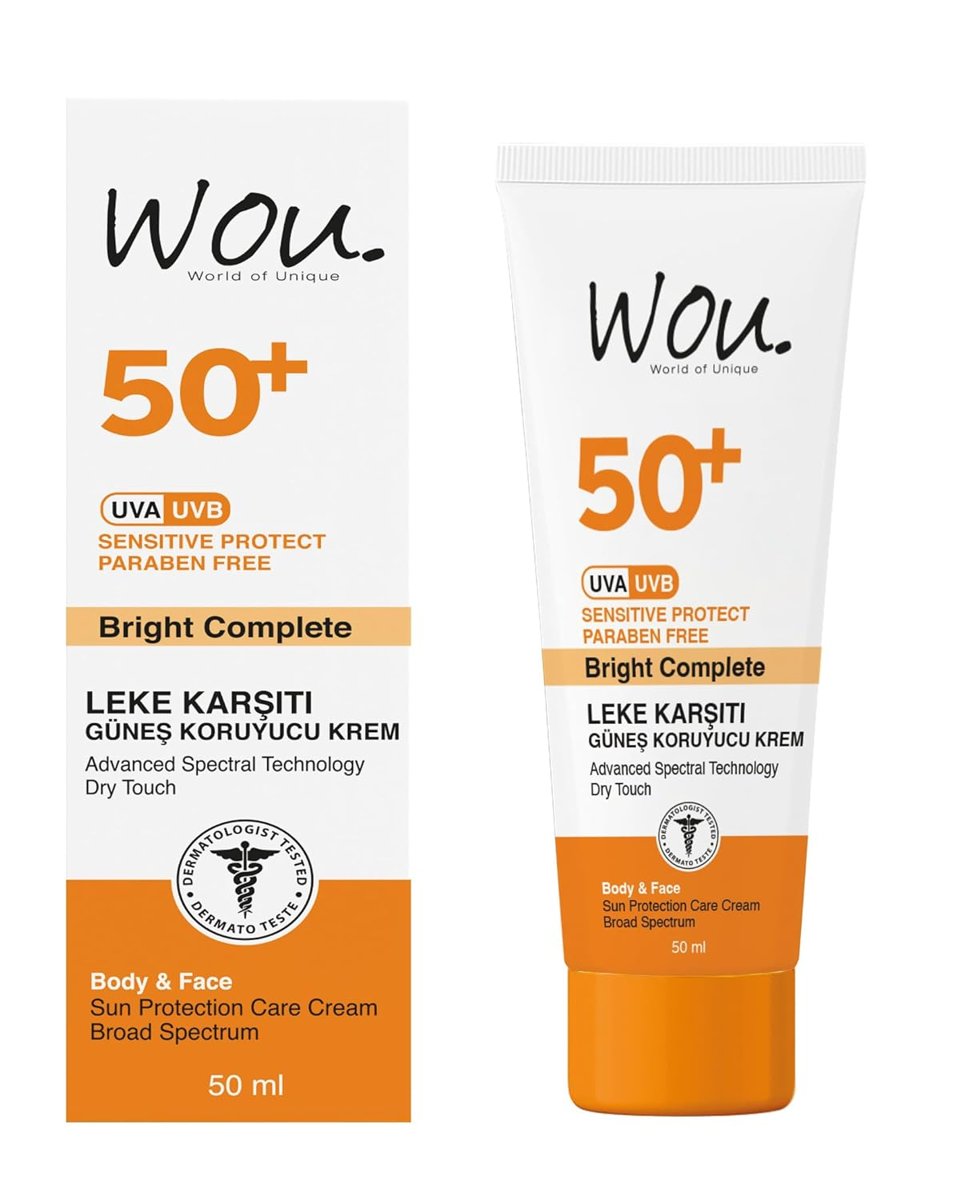 WOU Leke Karşıtı Güneş Kor. Krem 50Ml