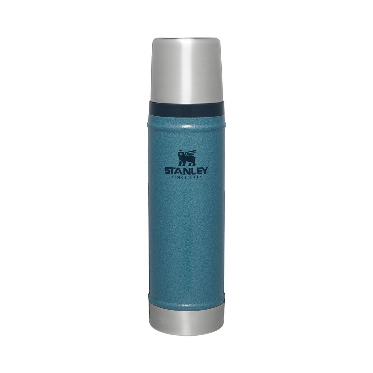 STANLEY Classic Legendary Vakumlu Termos 0.60 Litre - Mavi (Hammertone Lake) | Paslanmaz Çelik