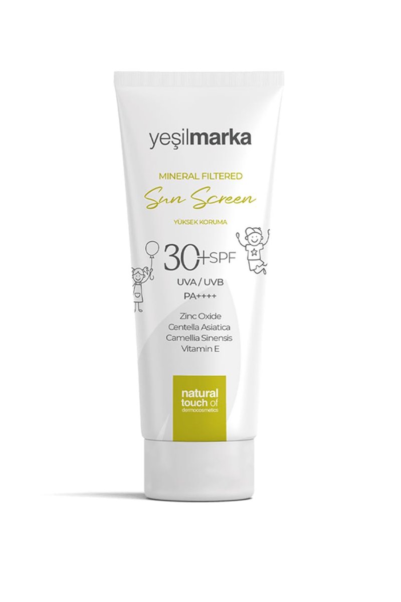Yeşilmarka Mineral Filtered Sun Screen 30 SPF Güneş Koruyucu Krem