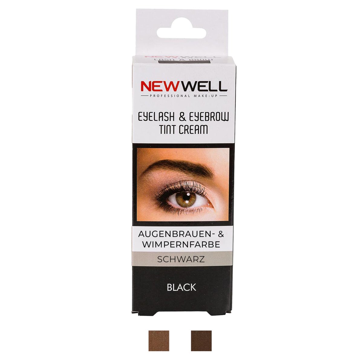 New Well Kaş ve Kirpik Boyası - Siyah (65 g)