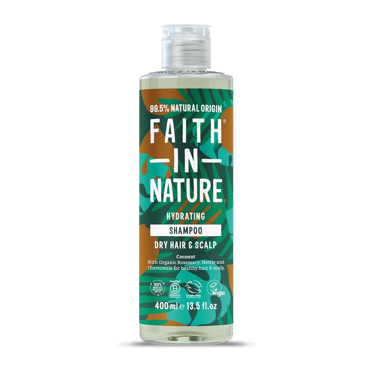FAITH IN NATURE Coconut / %99 Doğal İçerikli Şampuan-Nemlendirici Hindistan Cevizi NormalKuruya Dönük Saçlar İçin