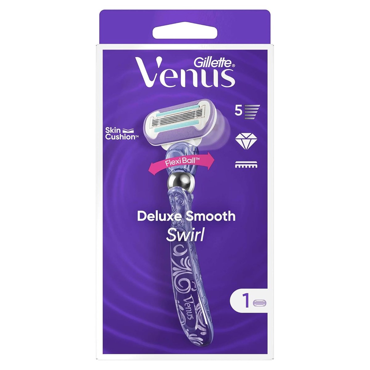 Gillette Venus Extra Smooth Swirl Tıraş Makinesi + Yedek Başlık