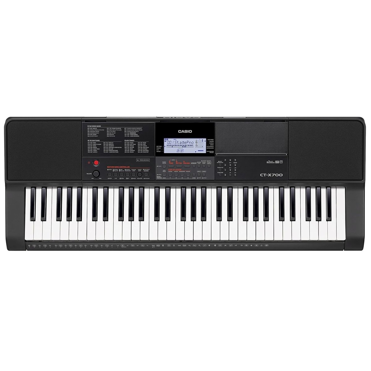 Casio CT-X700 61 Tuşlu Org, Dokunuş Tepkili 61 tuş, 48 Polifoni