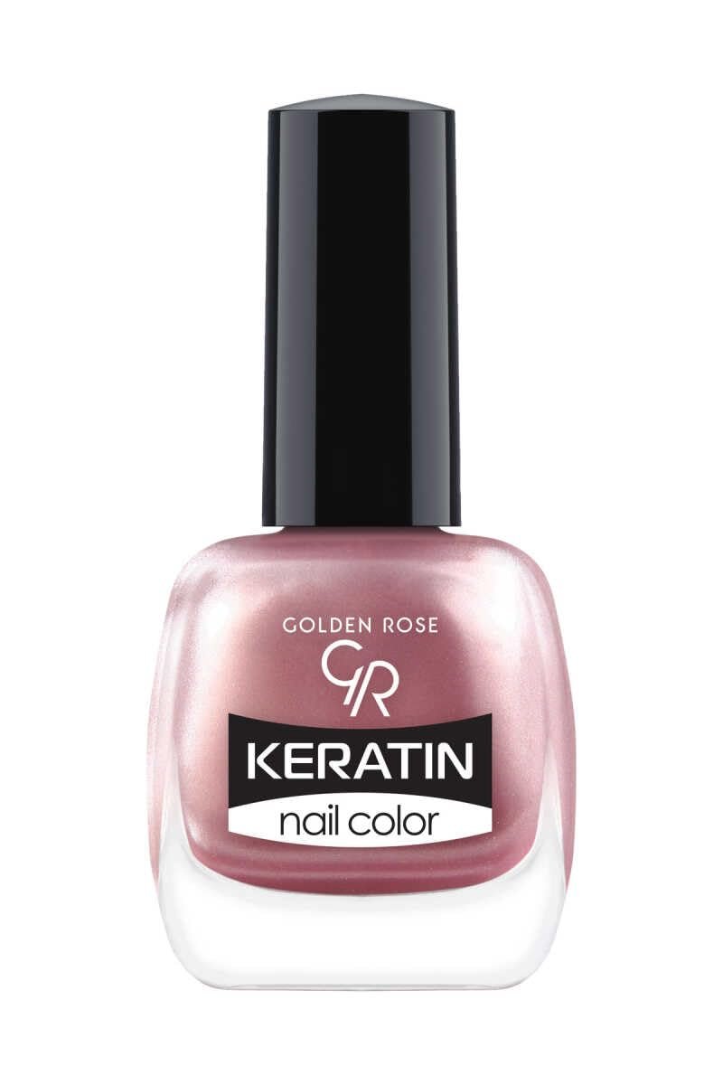 Golden Rose Keratin Nail Color No: 136 - Keratin İçerikli Güçlendirici Parlak Oje