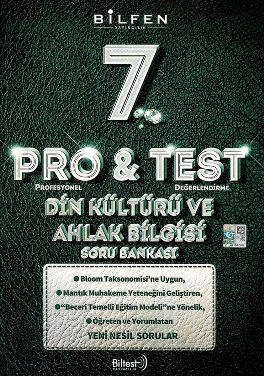 7. Sınıf Din Kültürü ve Ahlak Bilgisi ProTest Soru Bankası