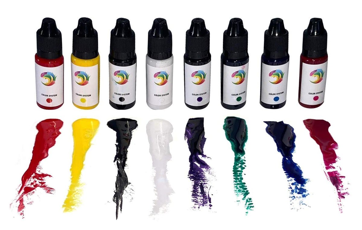 PARTİ VİTRİNİ Transparan Mavi Sıvı Epoksi Boyası 20 Ml