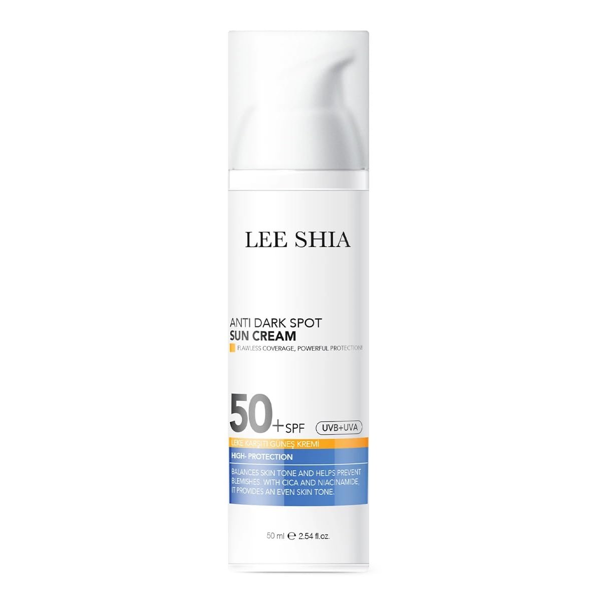 Lee Shia Leke Karşıtı Spf 50+ Yüksek Korumalı Güneş Kremi 50 Ml