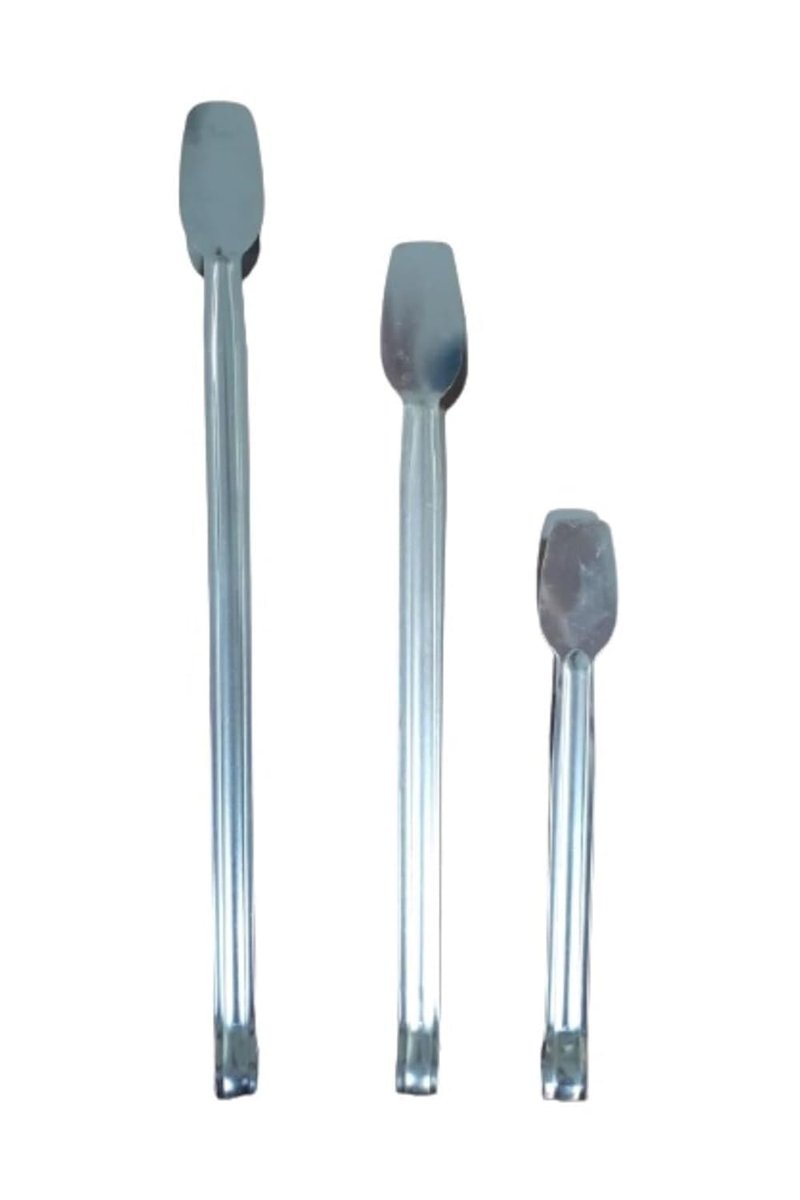 5DM-3 Farklı Boyda Paslanmaz Çelik Şef Mangal Barbekü Maşa Seti Kömür Izgara Maşa Seti - 23/31/36 cm