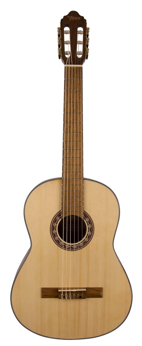 VALENCIA VC304 KLASİK GİTAR, SCALE 4/4, NATUREL MAT, KAPAK SITKA