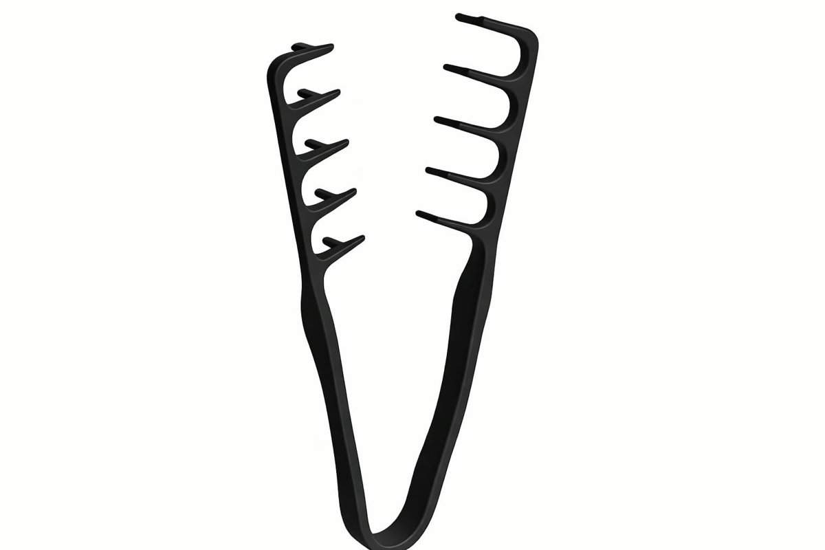 Unisex, ıslak ve kuru kullanım için uygun, ısıya dayanıklı, sağlam yapılı profesyonel saç şekillendirme tarağı Salon Veya Ev Kullanımı Için Uygun (renk siyah)