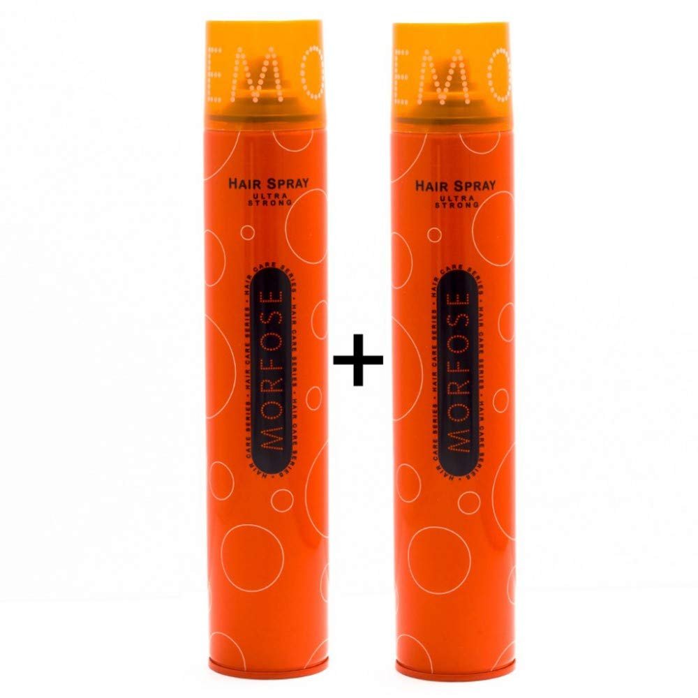 MORFOSE K- Ultra Strong Saç Spreyi 400 ml 2 Adet