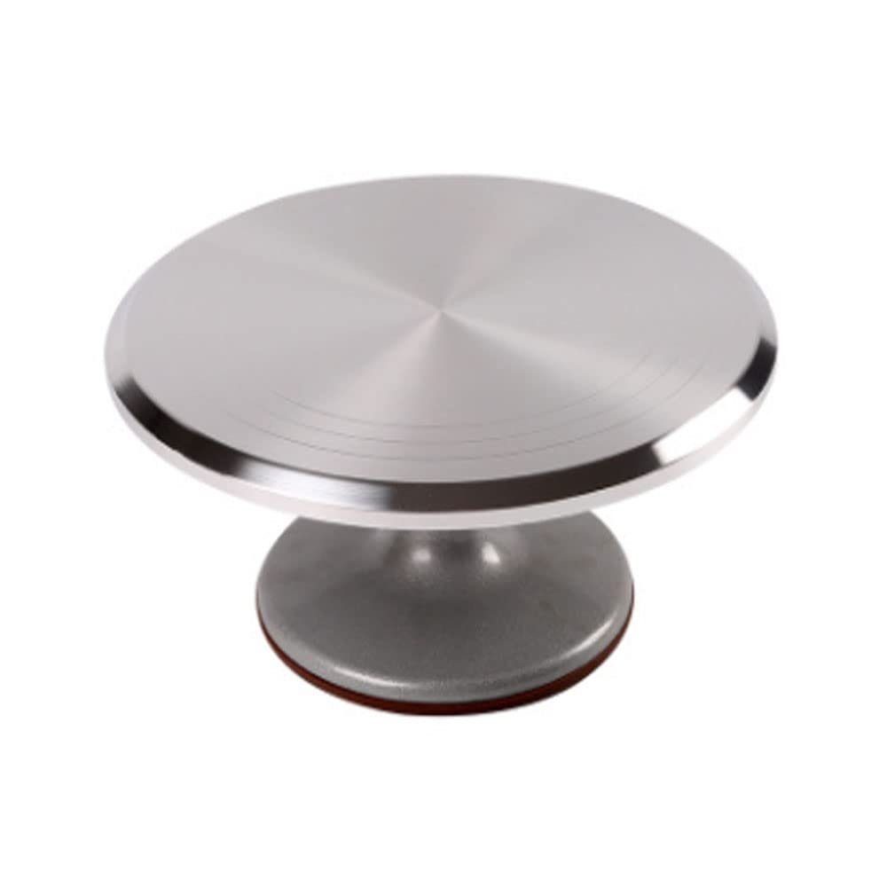EPINOX Çelik Döner Pasta Hazırlama Standı - Döndürülebilir Pasta Sıvama Standı - 30 cm