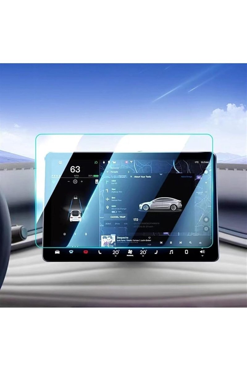 Mobilite Byd Seal U Dm i/Seal U Ev/Seal Awd/Han/Atto 3 / Sealion 7 / Tang ile uyumlu 2024 2025 Model 15.6 Multimedya Navigasyon 9H Nano Ekran Koruyucu
