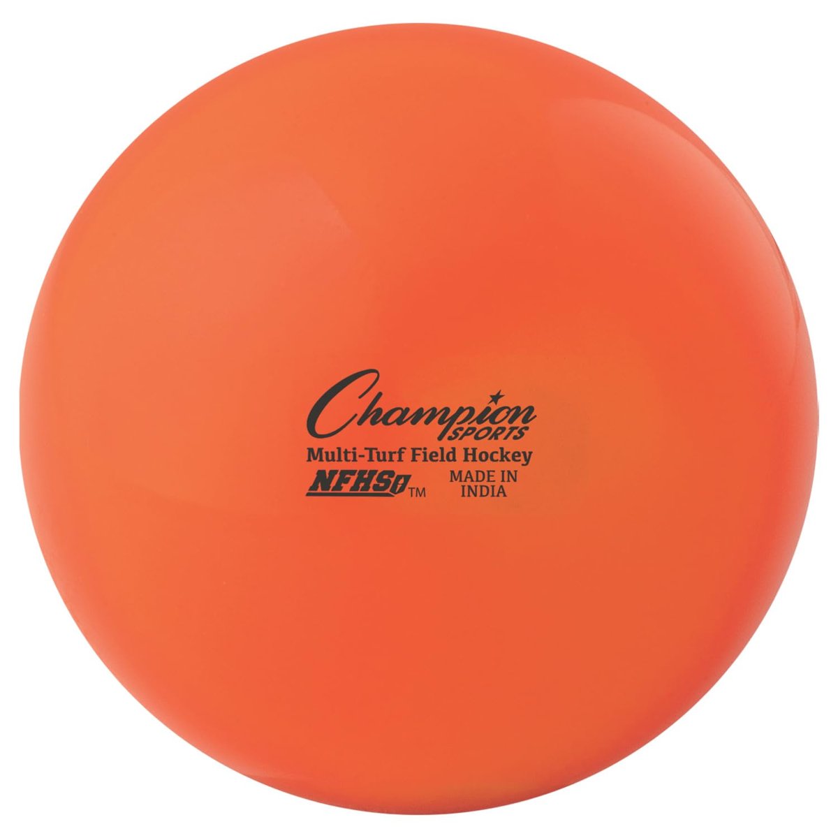 Champion Sports Çim Hokeyi Topları, Düzenleme Boyutu, 12'li Paket, Her Biri 7 cm - NFHS Onaylı Spor Hokeyi Topu Seti, Alanlar, Çimler, Çim için - Dayanıklı, Kabarık, Hafif, Parlak Renkli - Turuncu