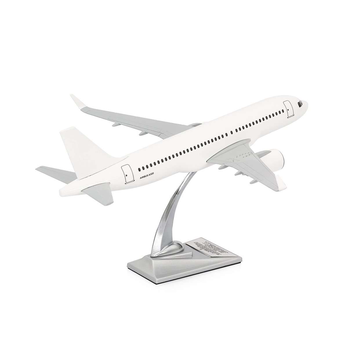 Zek Upp Zekupp Airbus A320 Model Uçak, 1/100 Beyaz Elit Maket Uçak (ZU-UCK0108)