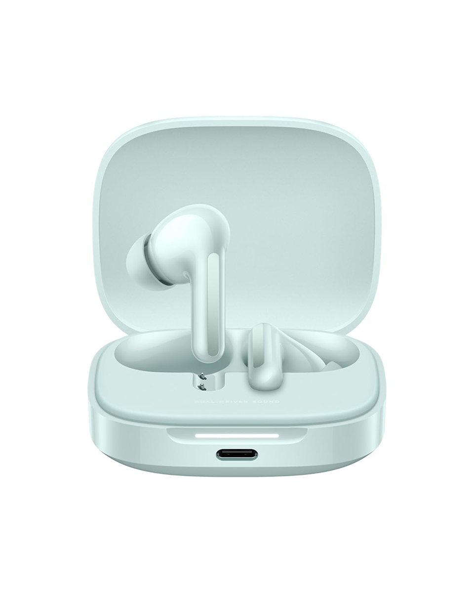 Xiaomi Redmi Buds 6 Çift Mikrofon Hızlı Çift LDAC, 49dB'ye kadar Aktif Gürültü Engelleme, Android iPhone veya Herhangi Bir Bluetooth Cihazı ile Uyumlu 42 Saat Müzik (Mercan Yeşili)