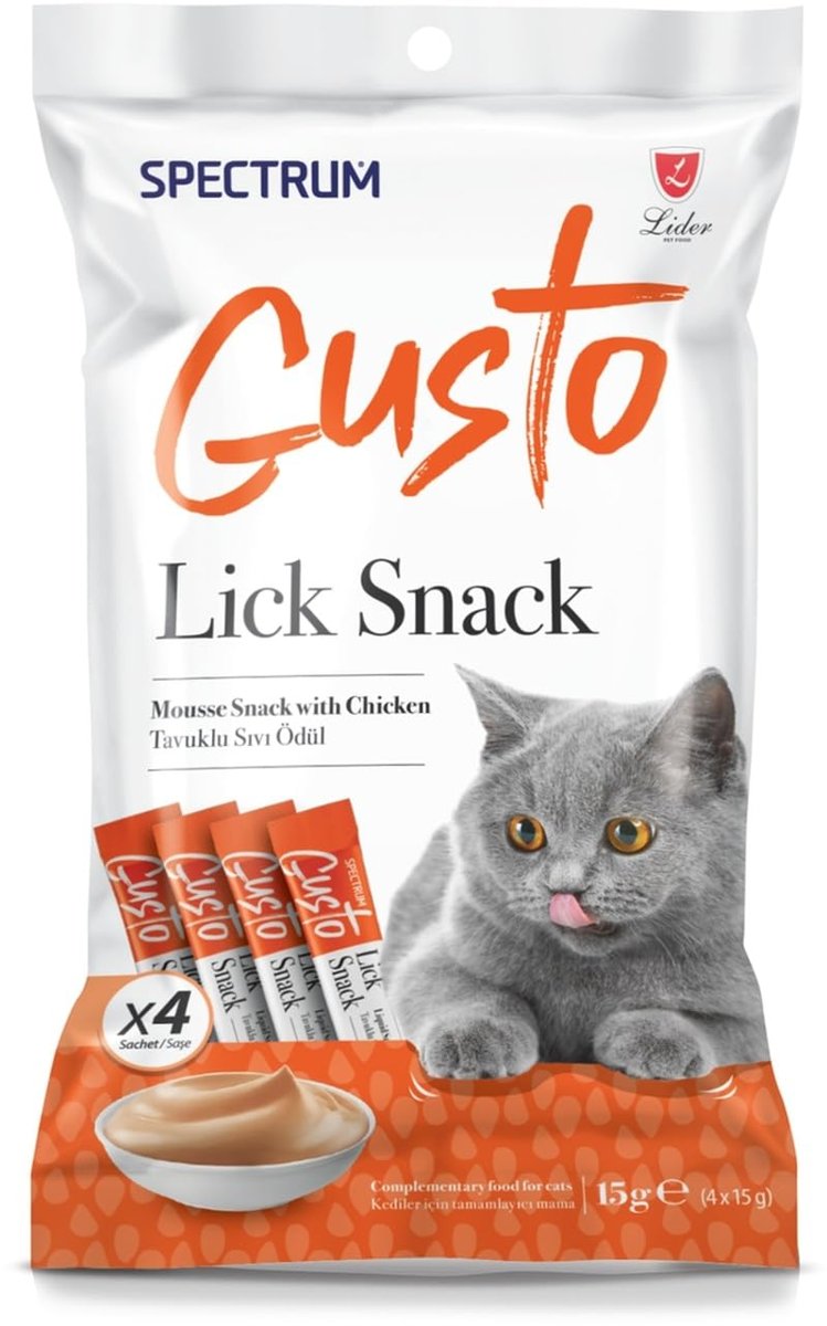 Spectrum Tavuklu Yetişkin Kedi Sıvı Ödül 60 Gram