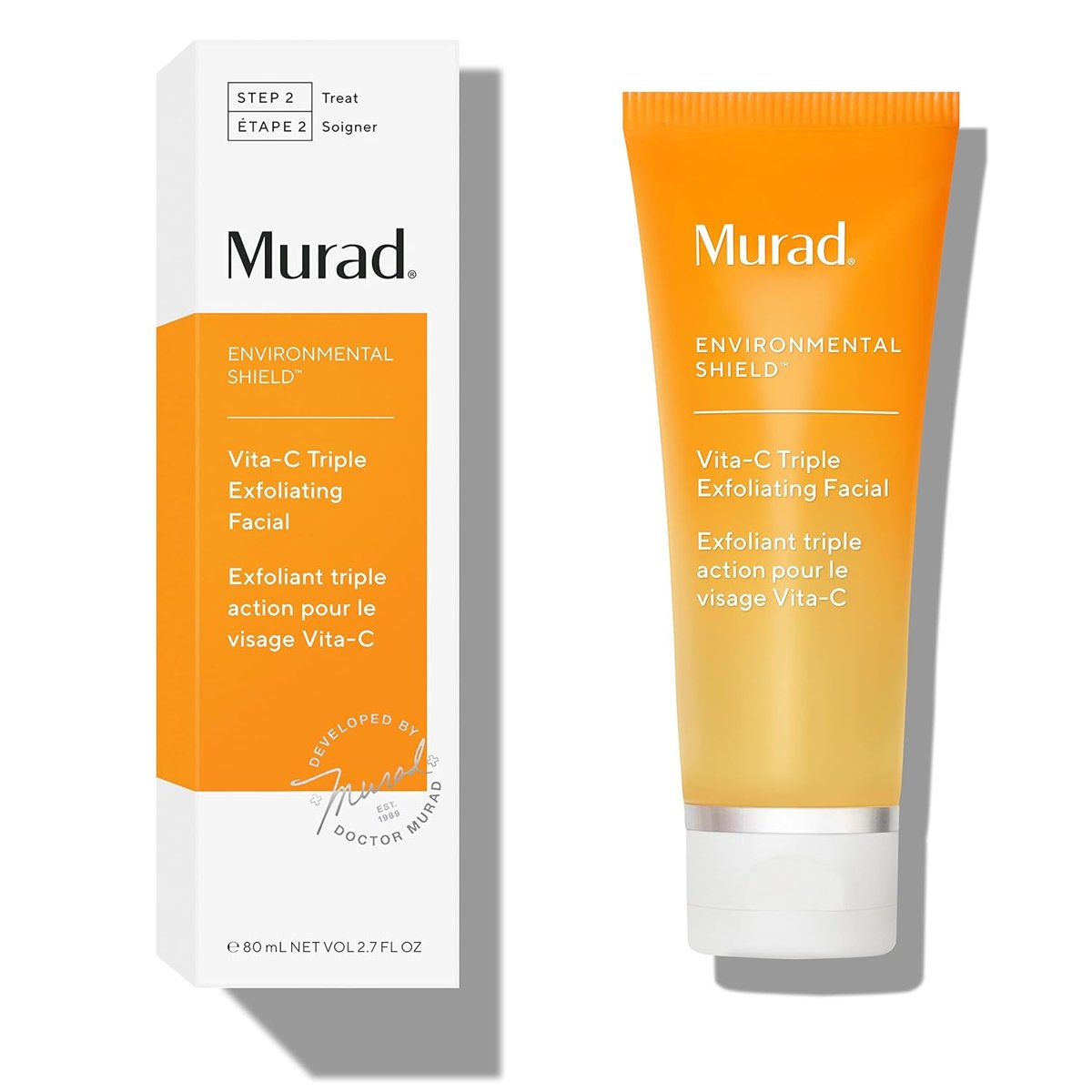 Murad Vita-C Triple Exfoliating Facial-Altın-C Vitamini İçeren Cilt Yenileyici Profesyonel Ev Peelin